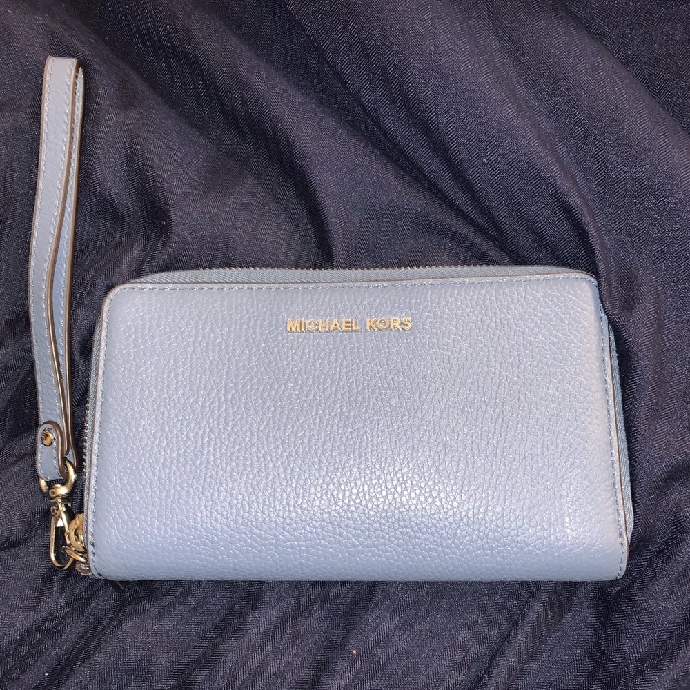 Blue Micheal Kors wallet